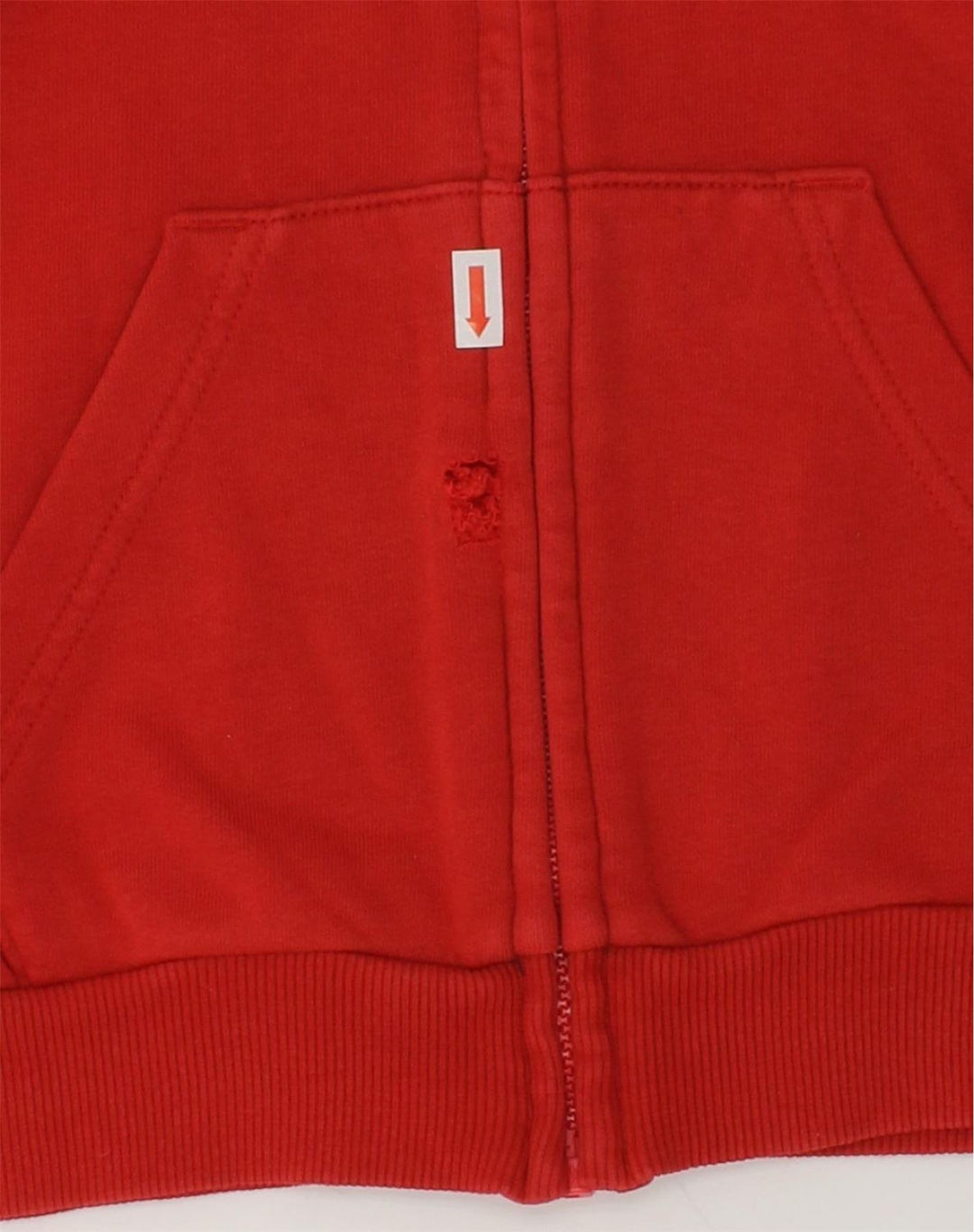 PUMA Boys Graphic Zip Hoodie Sweater 9-10 Years Red Cotton | Vintage Puma | Thrift | Second-Hand Puma | Used Clothing | Messina Hembry 