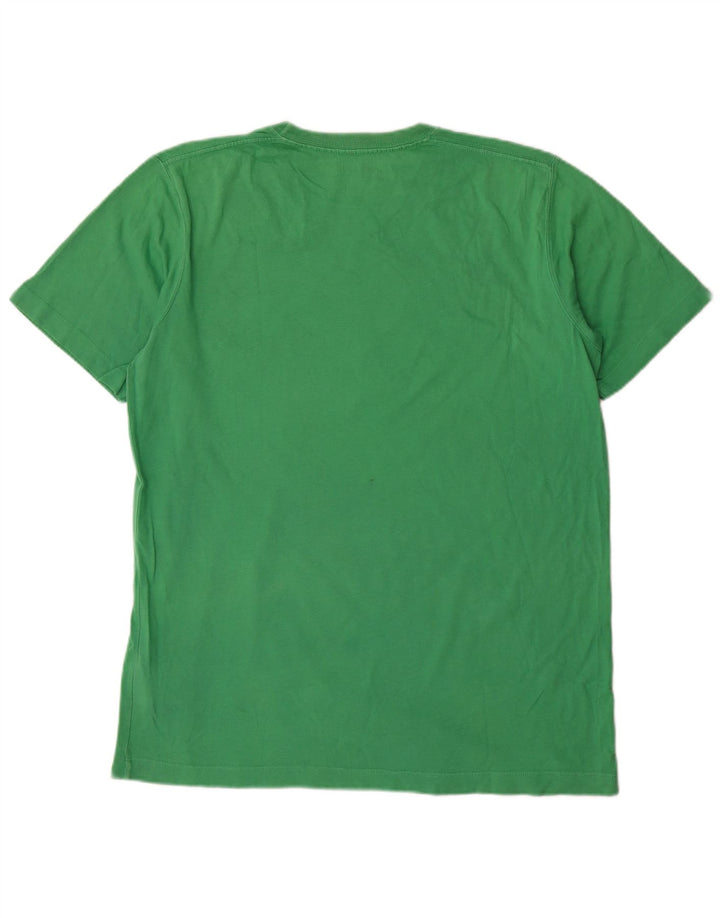 T-shirt grafica da uomo Timberland Top grande in cotone verde