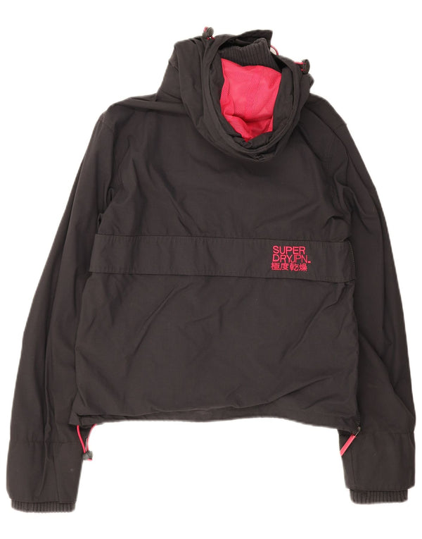 Giacca a vento con cappuccio da donna Superdry The Windcagoule UK 16 Large Grigia