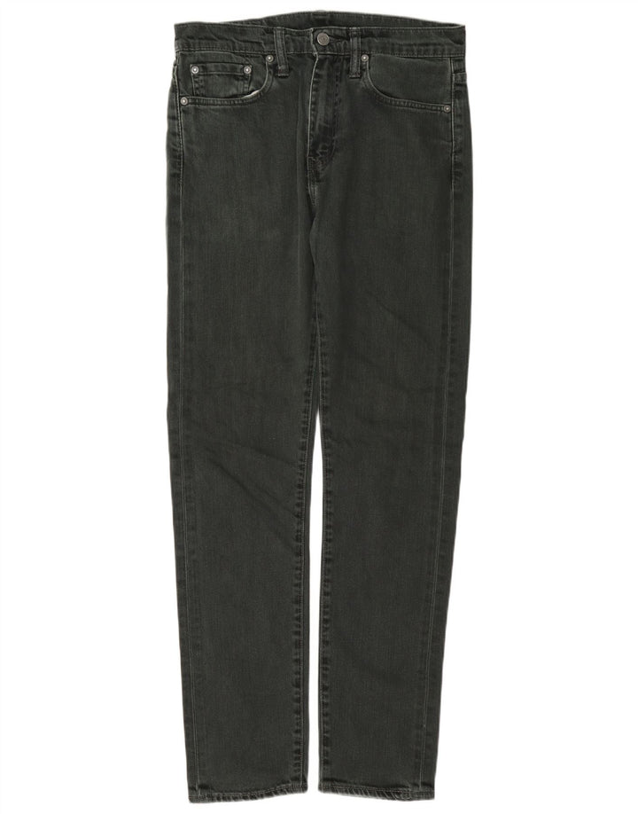 Jeans slim da donna Levi's W28 L32 cotone verde