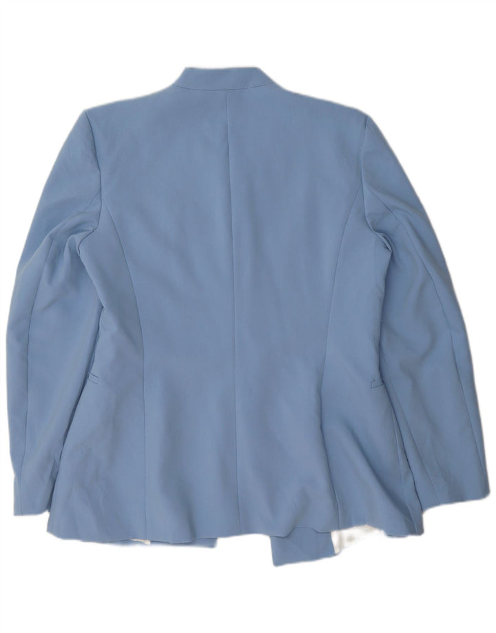 Giacca blazer da donna Zara UK 16 grande poliestere blu