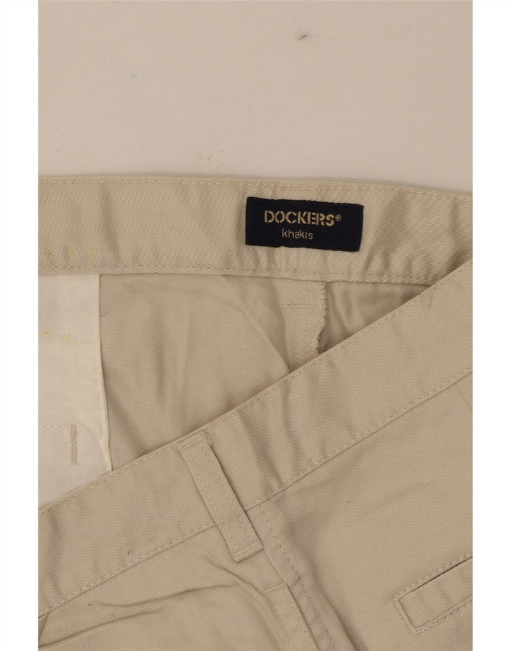 DOCKERS Mens Khakis Pegged Chino Shorts W40 XL Grey Cotton Vintage Dockers and Second-Hand Dockers from Messina Hembry 