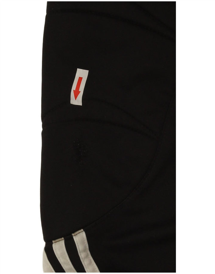 Pantaloncini sportivi da uomo Adidas Bermuda grandi neri in poliestere