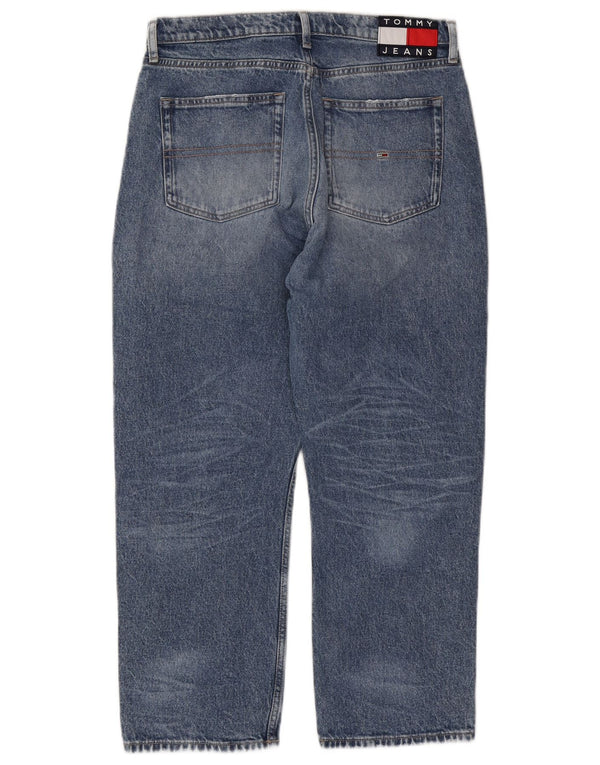 TOMMY HILFIGER Jeans cropped da donna W31 L25 cotone blu