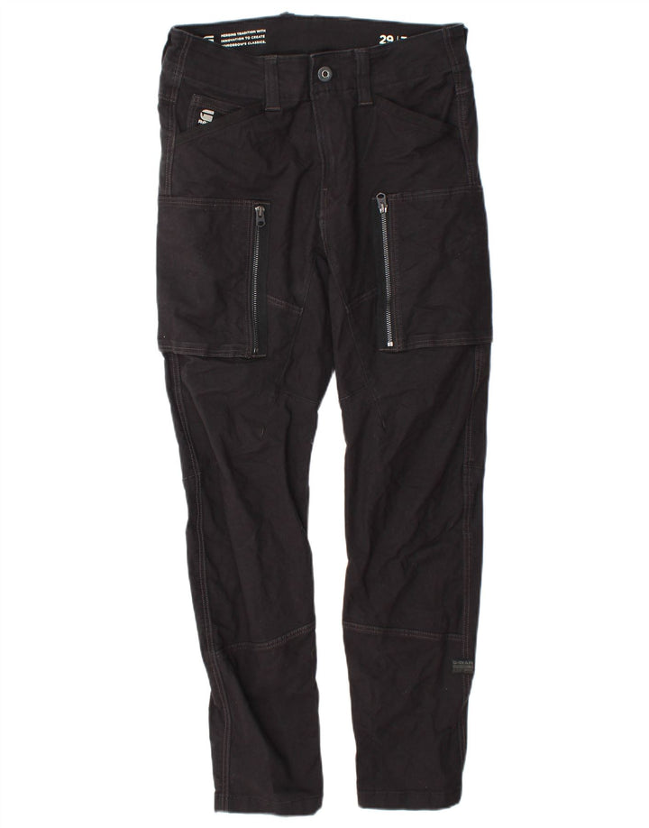 Pantaloni cargo slim da uomo G-Star W29 L32 cotone nero