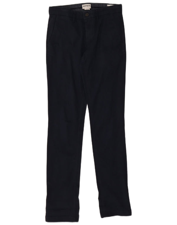 Pantaloni chino slim da uomo Timberland W30 L34 cotone blu navy