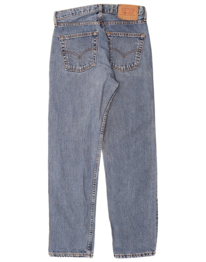 LEVI'S Jeans 517 bootcut da donna a vita alta W30 L30 cotone blu