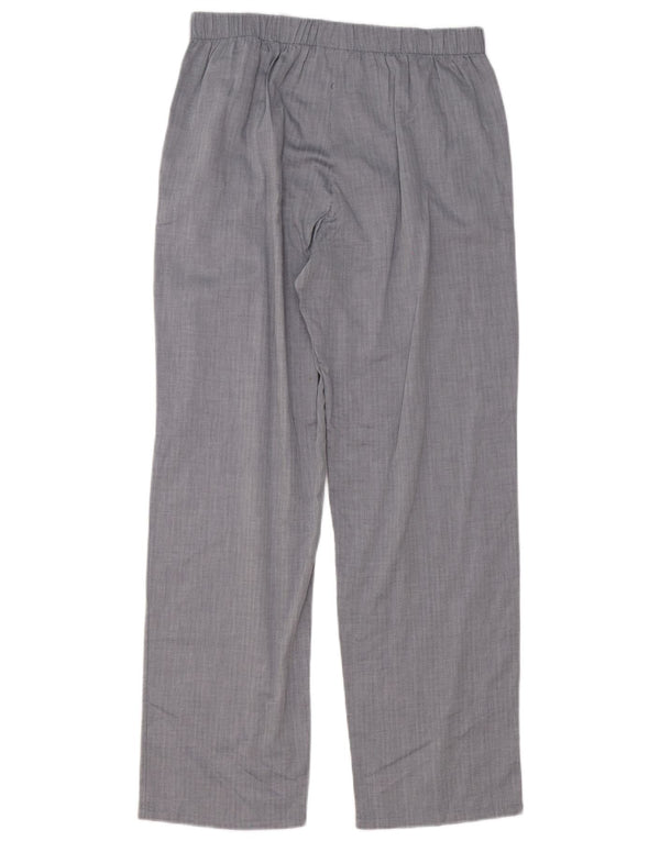 Pantaloni casual dritti da uomo Calvin Klein grandi W34 L30 cotone grigio