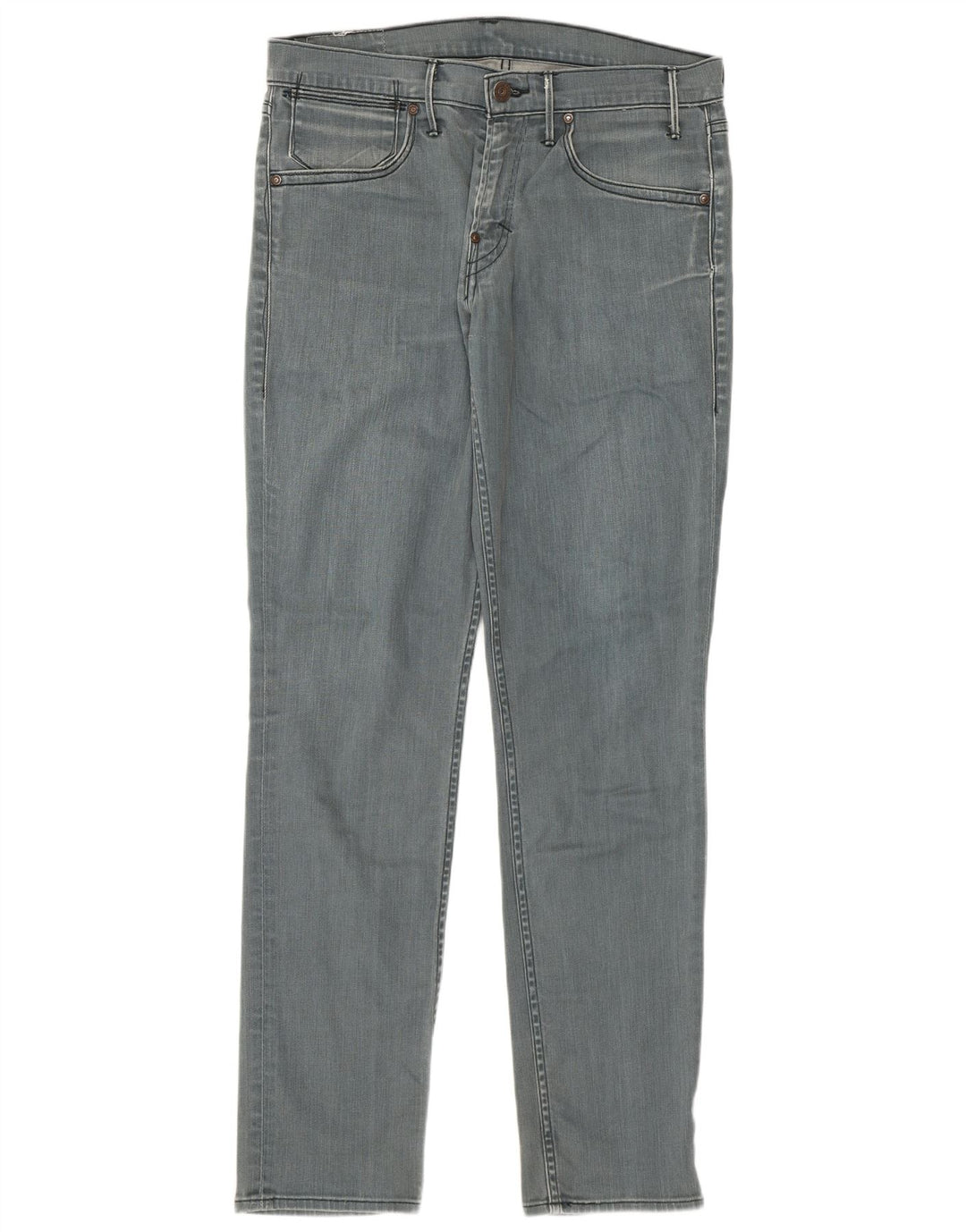 Jeans slim da uomo Levi's W33 L34 cotone grigio