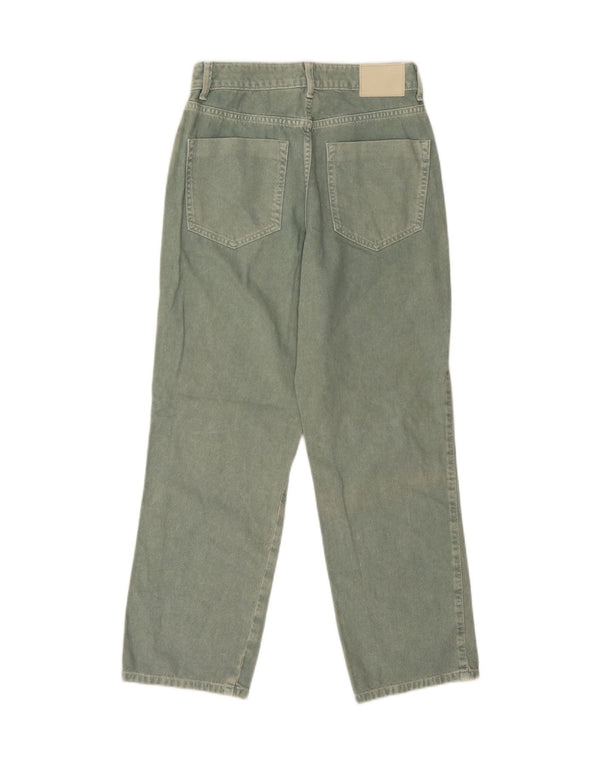Jeans affusolati da donna Zara EU 38 Small W28 L27 Cotone verde