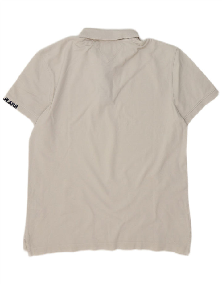 Polo da uomo Tommy Hilfiger in cotone bianco medio