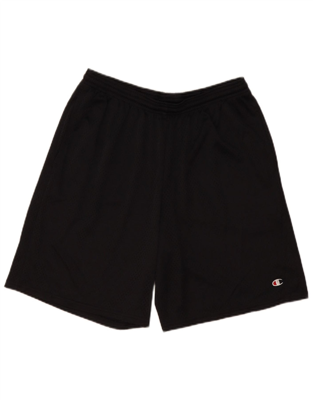 Pantaloncini sportivi da uomo Champion, poliestere nero medio