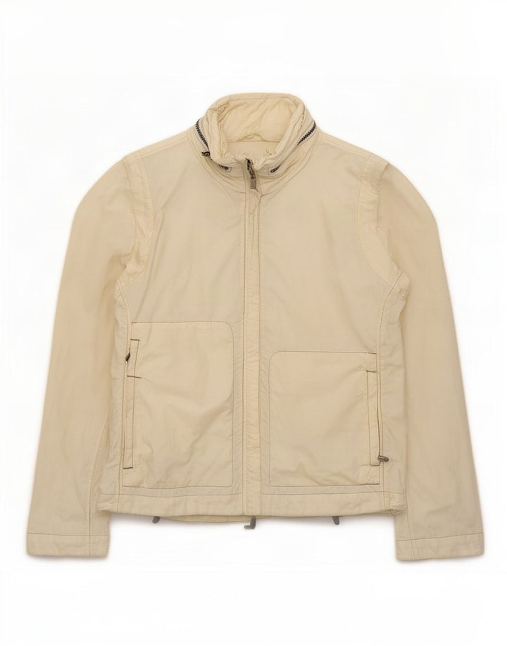 Bomber con cappuccio da donna Murphy & Nye UK 10 piccolo cotone bianco sporco