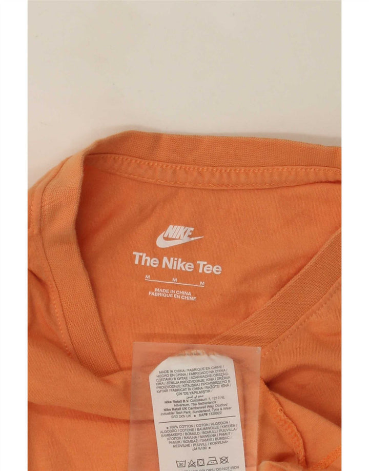 T-shirt da uomo Nike Top in cotone arancione medio