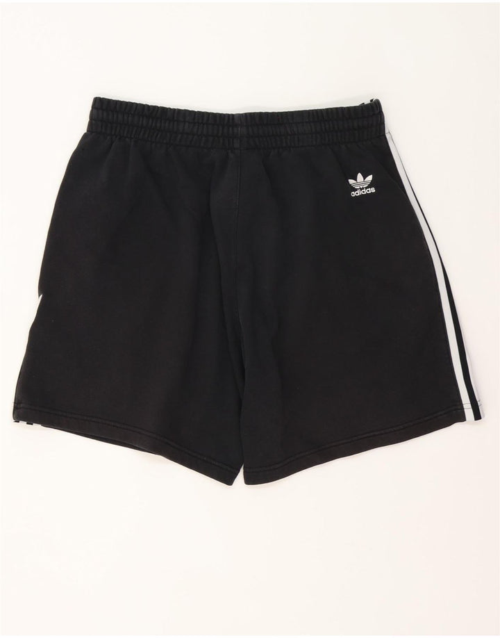 Pantaloncini sportivi da uomo Adidas grandi in cotone nero