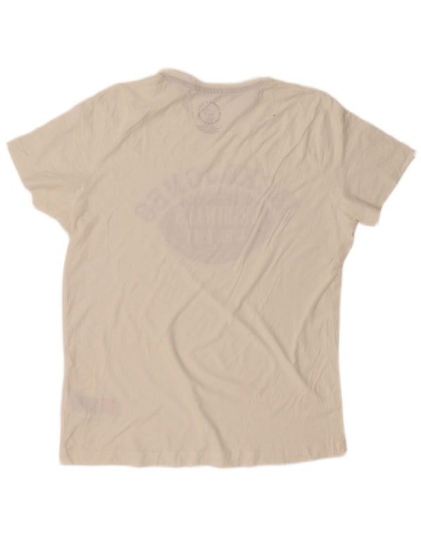 JACK & JONES T-shirt grafica da uomo XL in cotone bianco