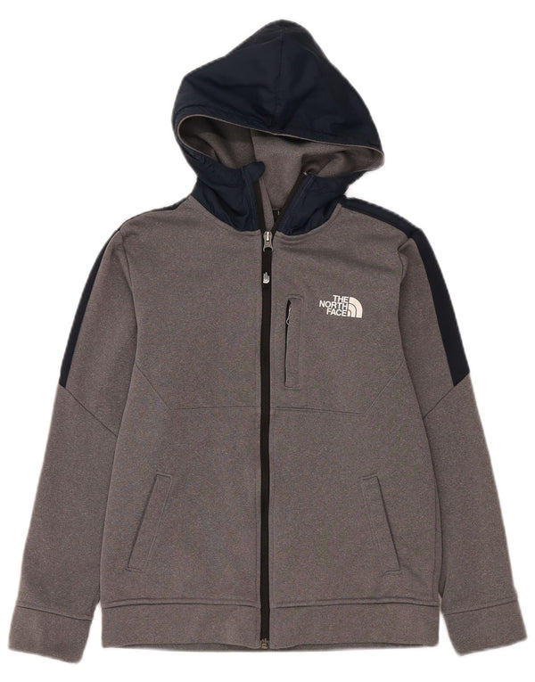 Maglione con cappuccio e zip per ragazzi The North Face 11-12 anni Large Grey Colourblock