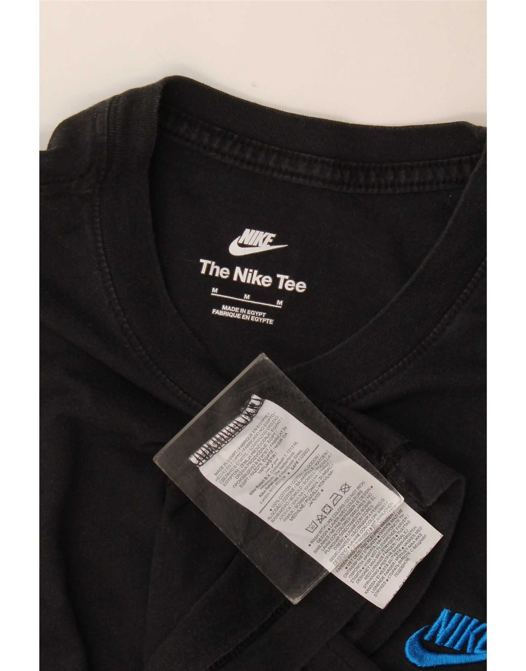 T-shirt da uomo Nike Top in cotone nero medio