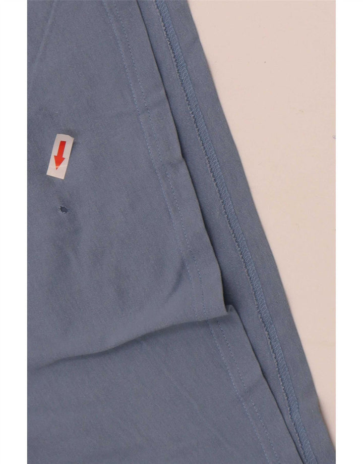 Marks & Spencer Top da uomo a maniche lunghe grande in cotone color block blu