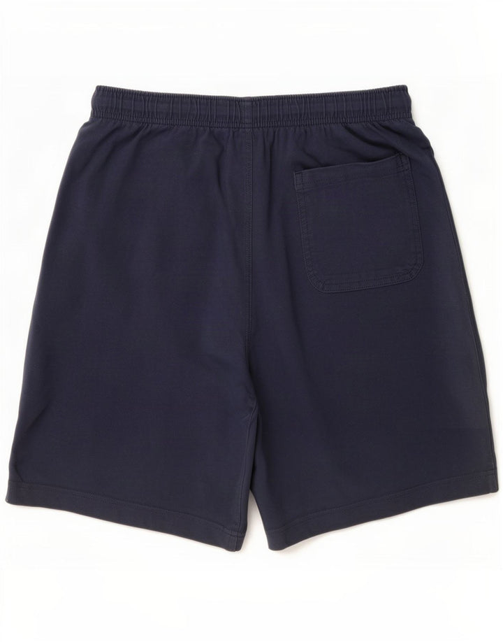 Pantaloncini sportivi Nike da uomo, cotone medio blu navy
