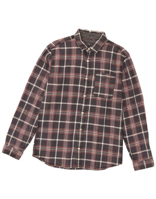 Camicia da uomo Jack & Jones in cotone a quadri multicolore medio
