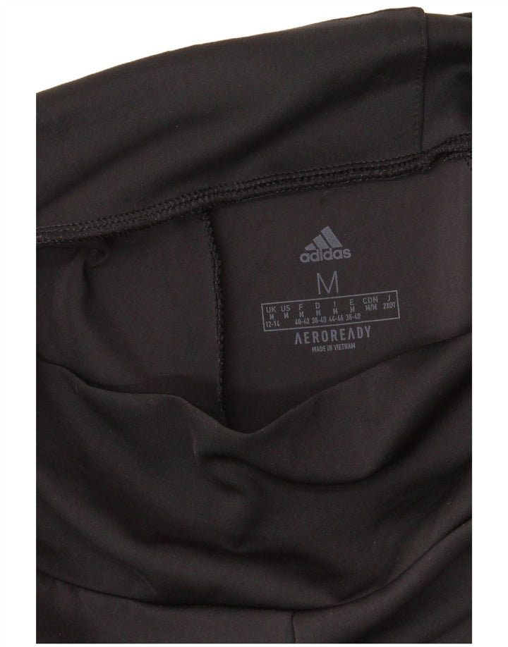 Leggings Adidas Aeroready da donna UK 12/14 Medio Nero