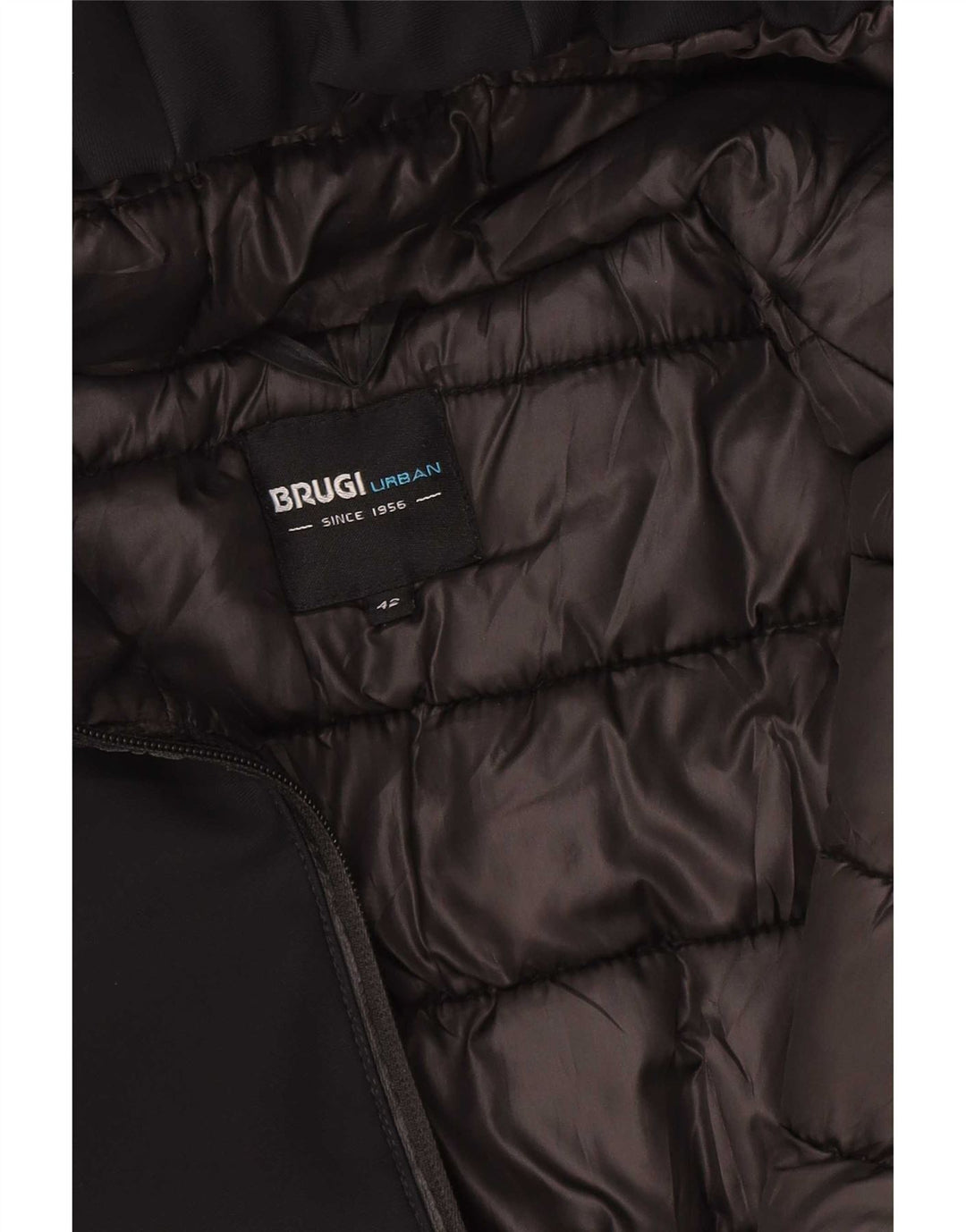 Cappotto imbottito con cappuccio Brugi Donna IT 42 Medio Nero