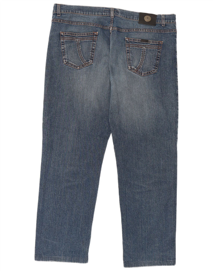 Jeans Straight Uomo Trussardi W44 L30 Cotone Blu