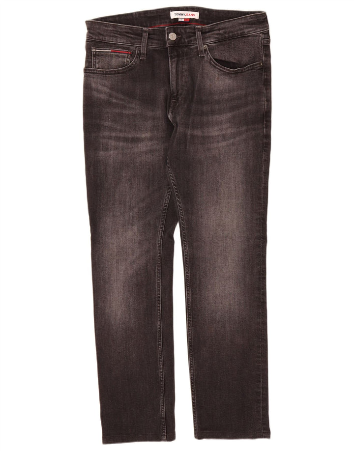 Jeans slim da uomo Tommy Hilfiger W32 L29 Grigi