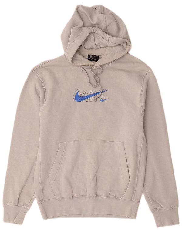 Felpa con cappuccio grafica Loose Fit da uomo Nike XS in cotone grigio