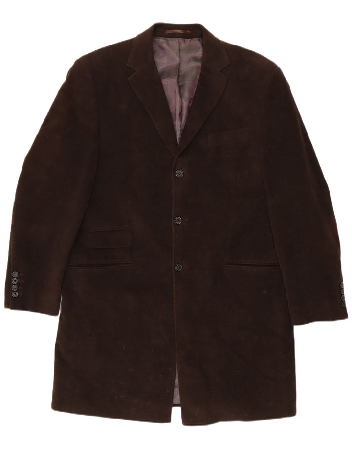 Cappotto da uomo French Connection UK 40 grande cotone marrone