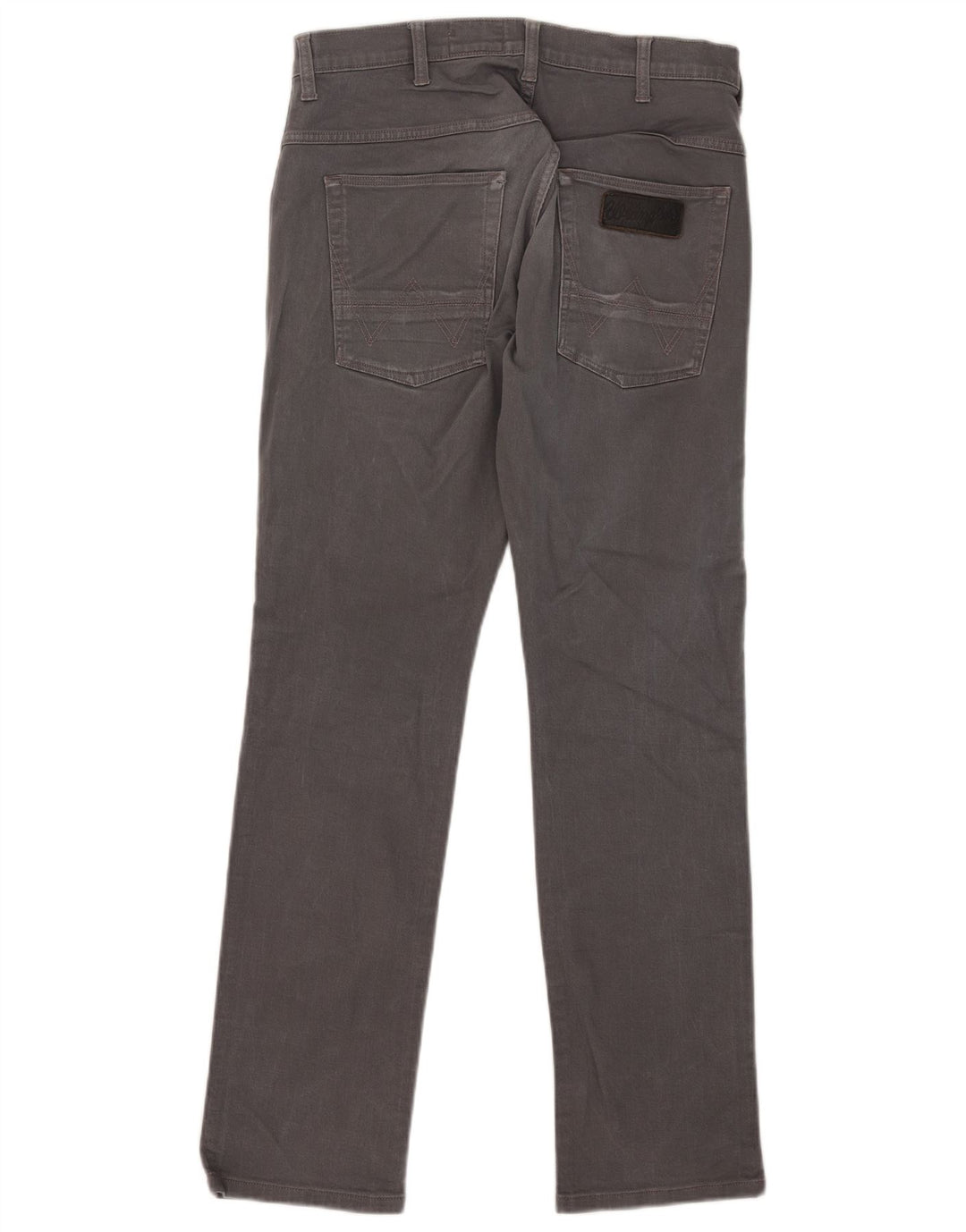 Jeans dritti da uomo Spencer WRANGLER W32 L32 cotone grigio