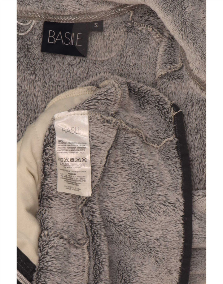 Giacca in pile da donna Basile UK 10 Small Poliestere grigio