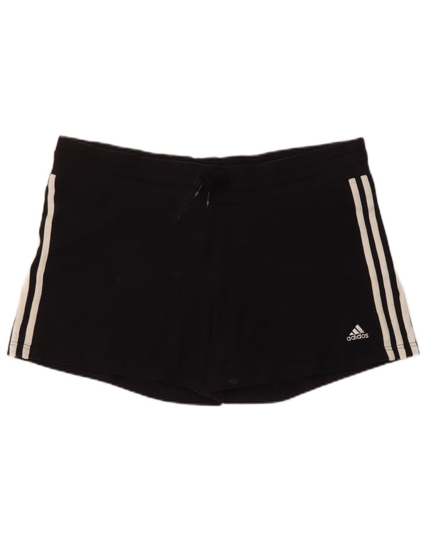Pantaloncini sportivi da donna Adidas UK 22 XL cotone nero