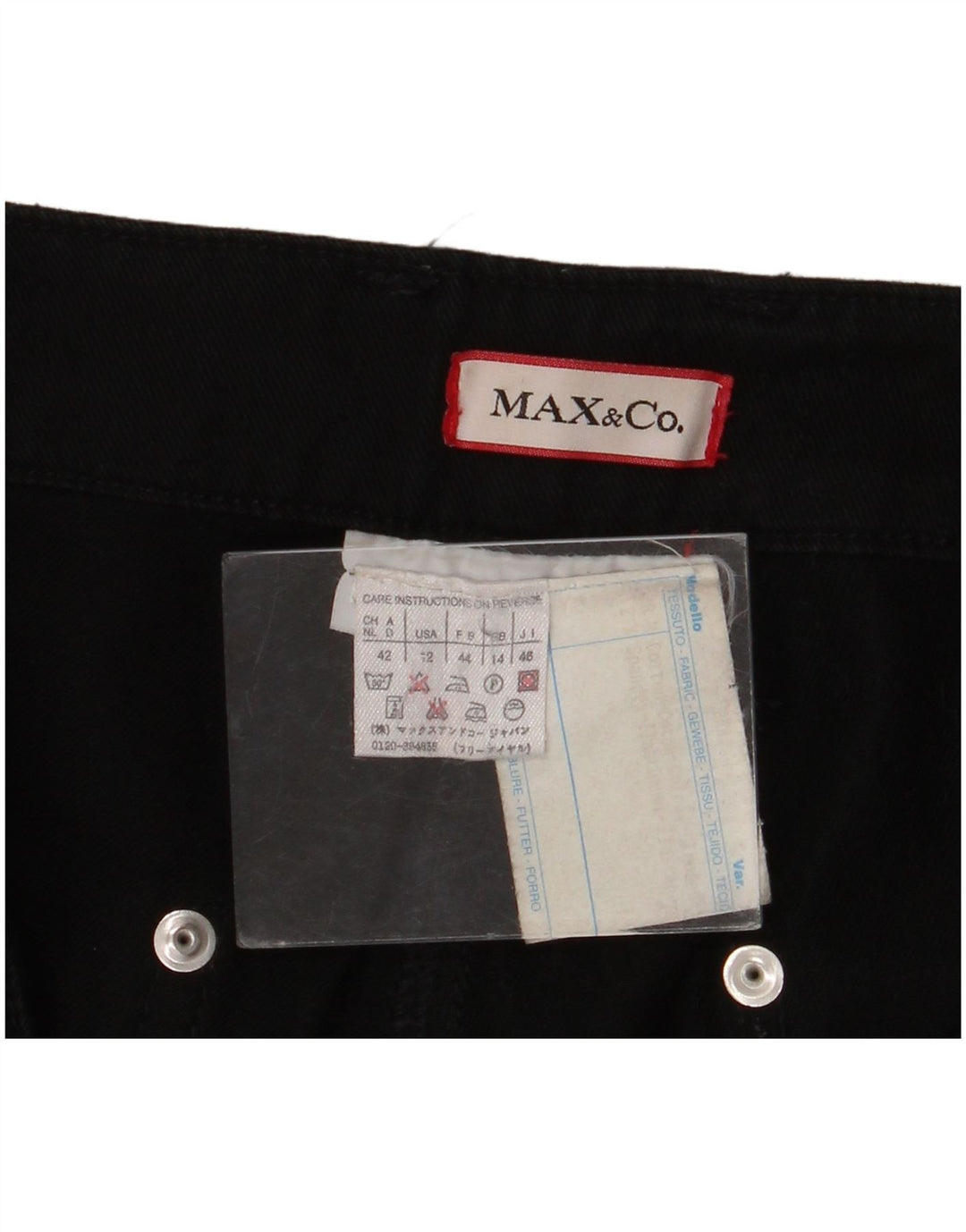 Bermuda da donna Max & Co. UK 14 Large W36 neri
