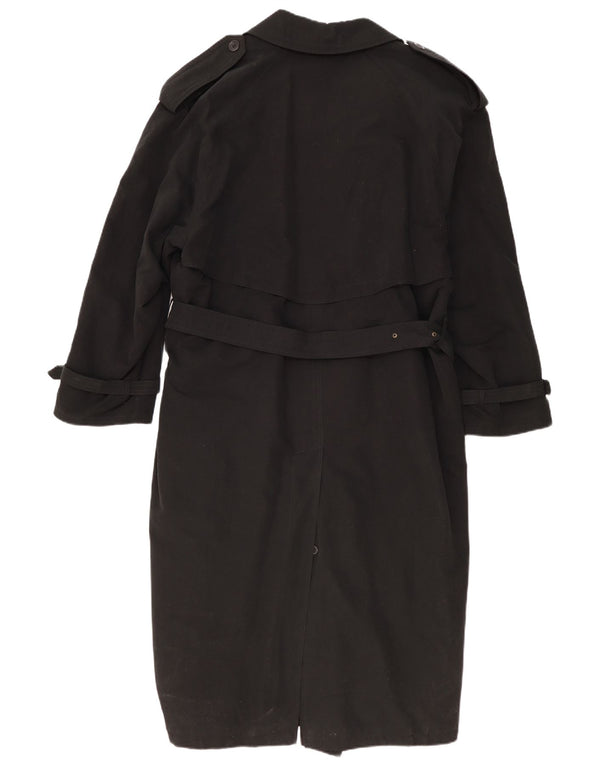 Trench da uomo vintage IT 48 medio nero