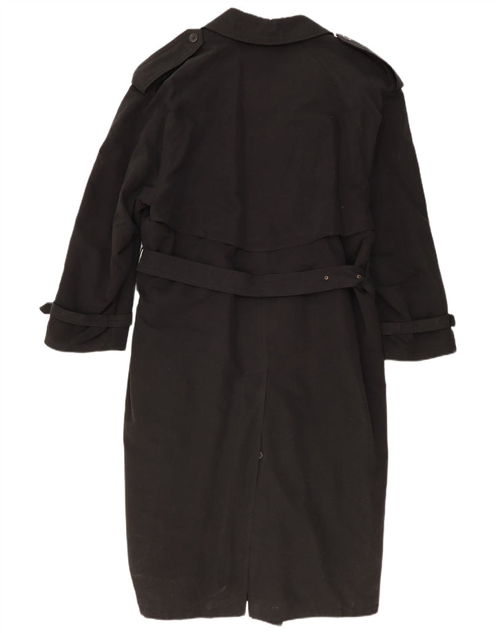 Trench da uomo vintage IT 48 medio nero