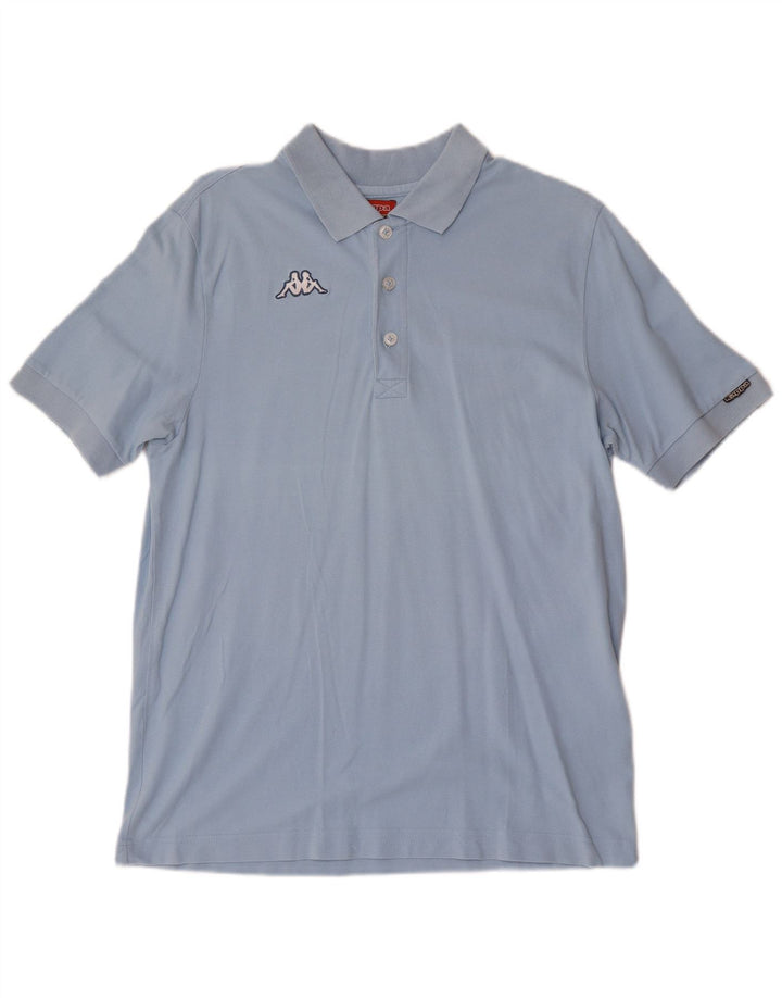 Polo Kappa da uomo blu medio