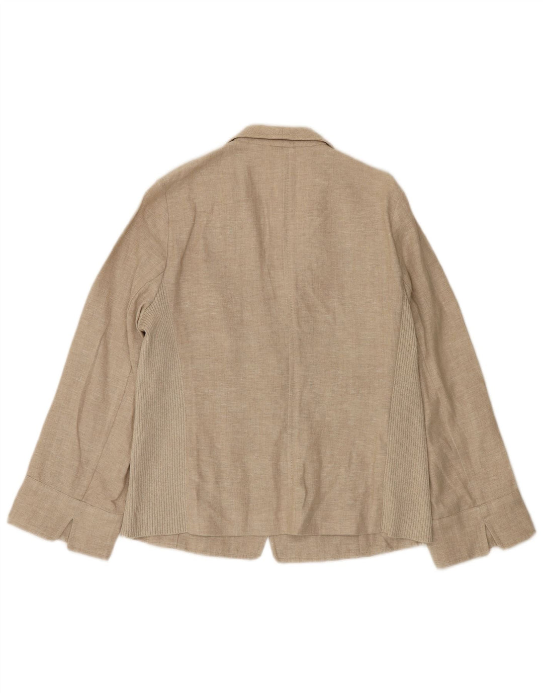 Giacca blazer da donna a 1 bottone Paolo Tonali UK 12 Lino beige medio