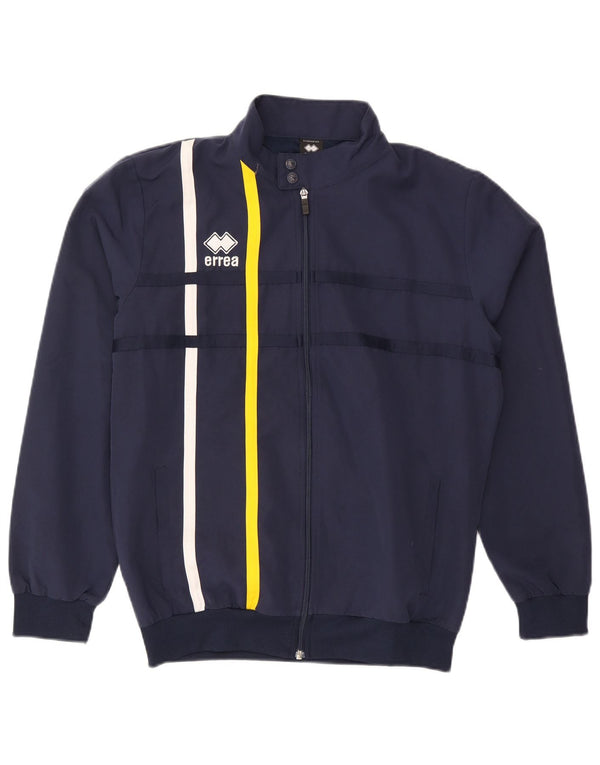 Giubbotto bomber da uomo Errea UK 40 Large in poliestere a righe blu navy