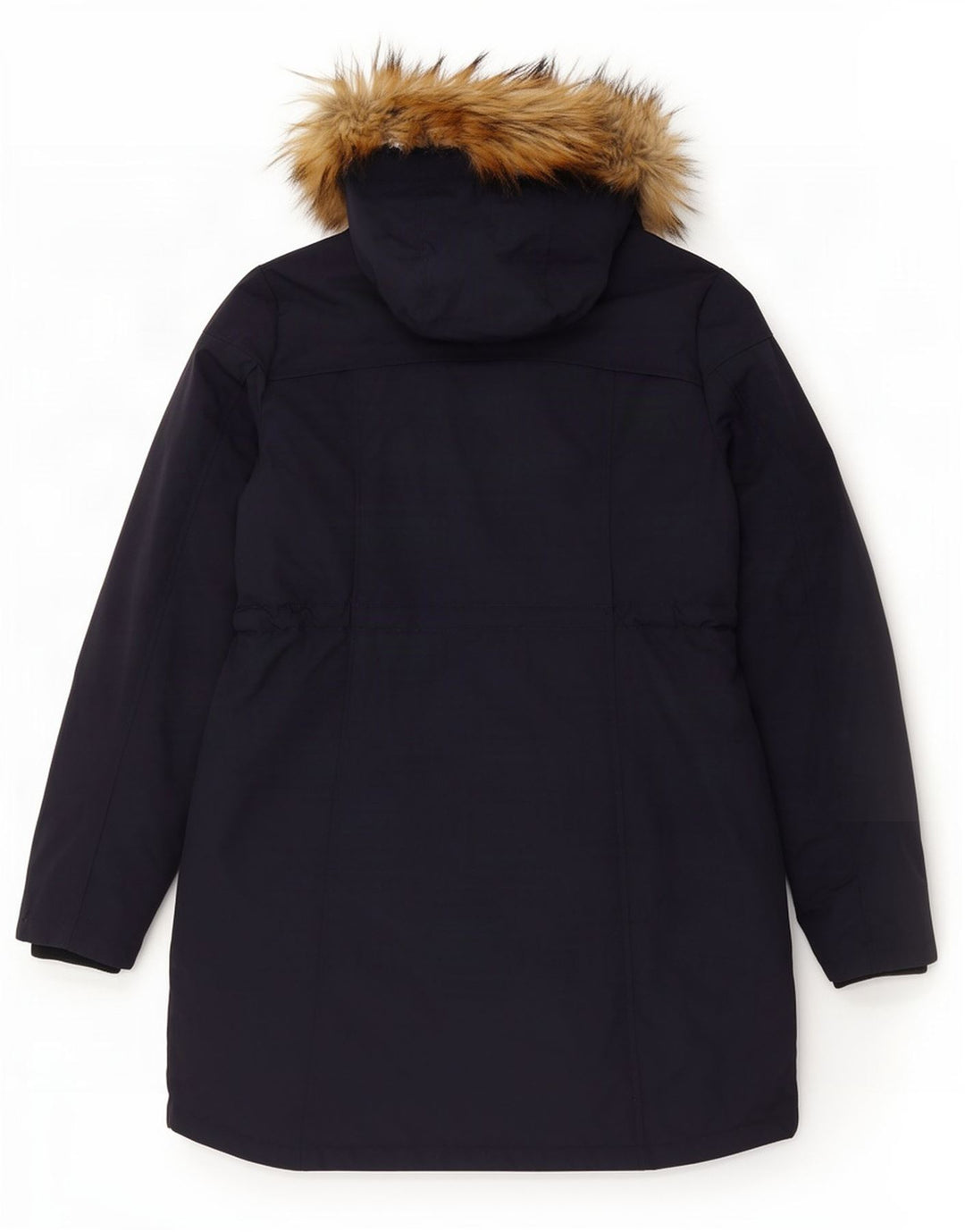 Cappotto imbottito con cappuccio da donna Fat Face UK 14 Nylon medio blu navy