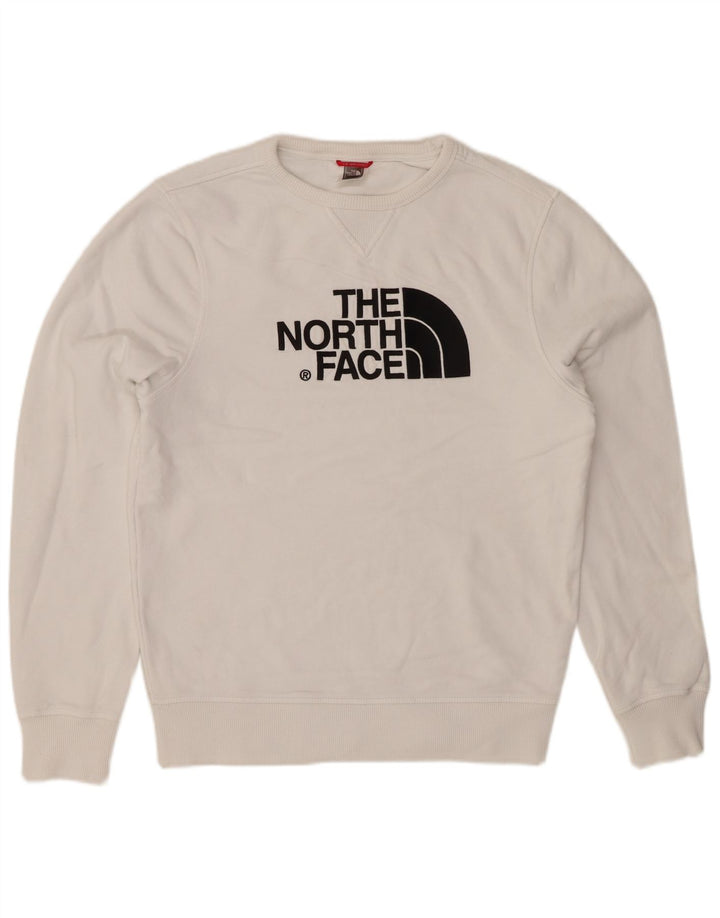 THE NORTH FACE Felpa grafica da uomo Maglione piccolo cotone bianco