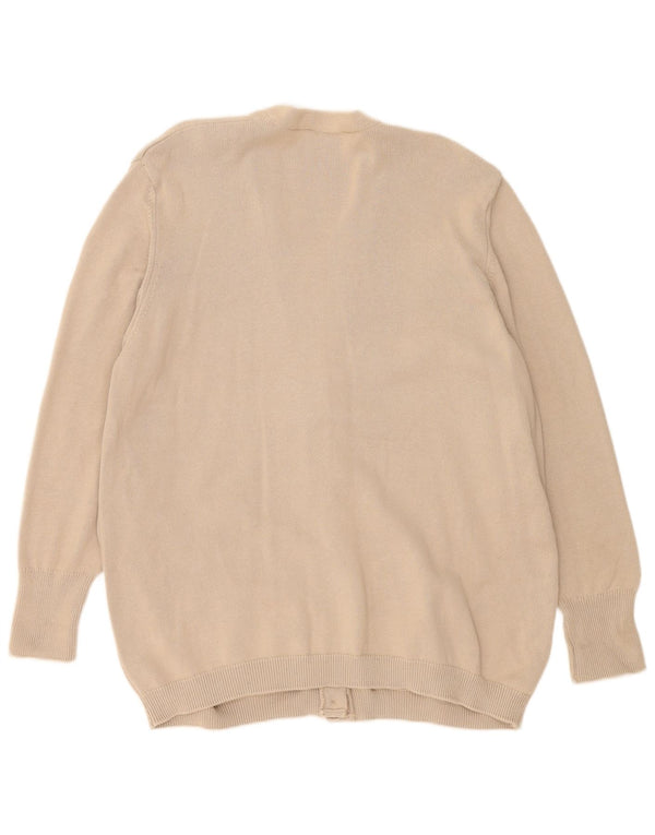 Maglione cardigan St. Michael da donna Marks & Spencer UK 20 2XL Cotone beige