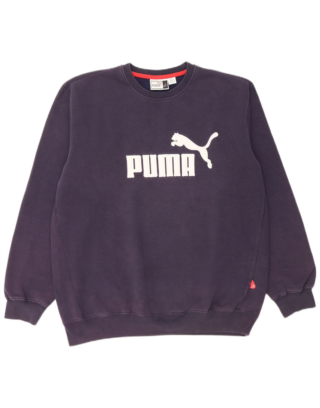Felpa grafica da uomo Puma Maglione grande blu navy