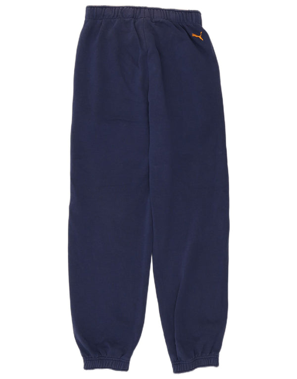 Pantaloni da tuta con grafica Puma da ragazzo, pantaloni da jogging, 13-14 anni, blu navy