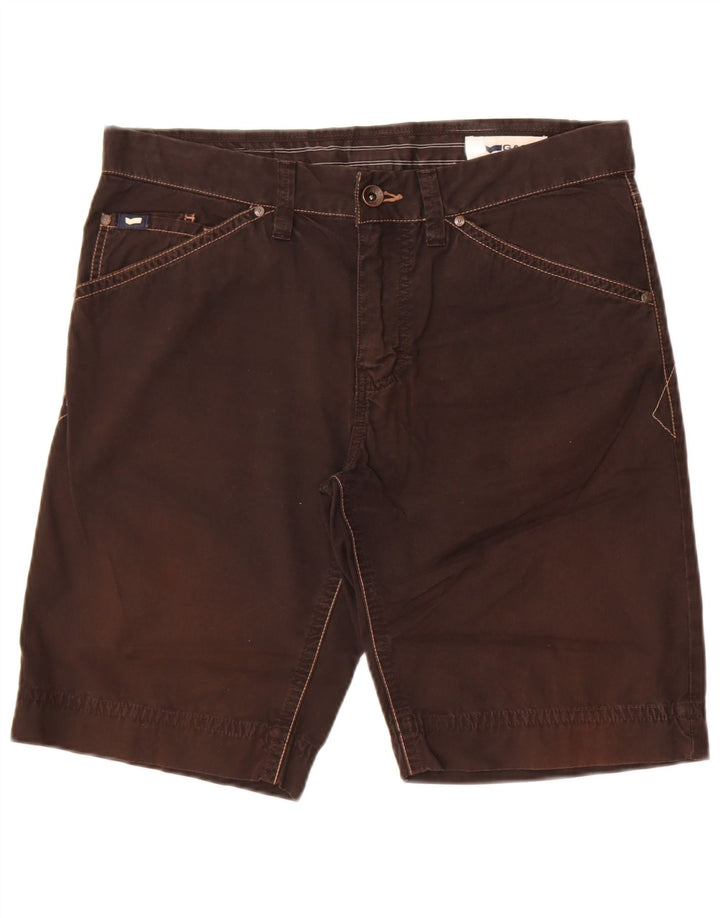 Pantaloncini chino da uomo Gas W34 grandi in cotone nero