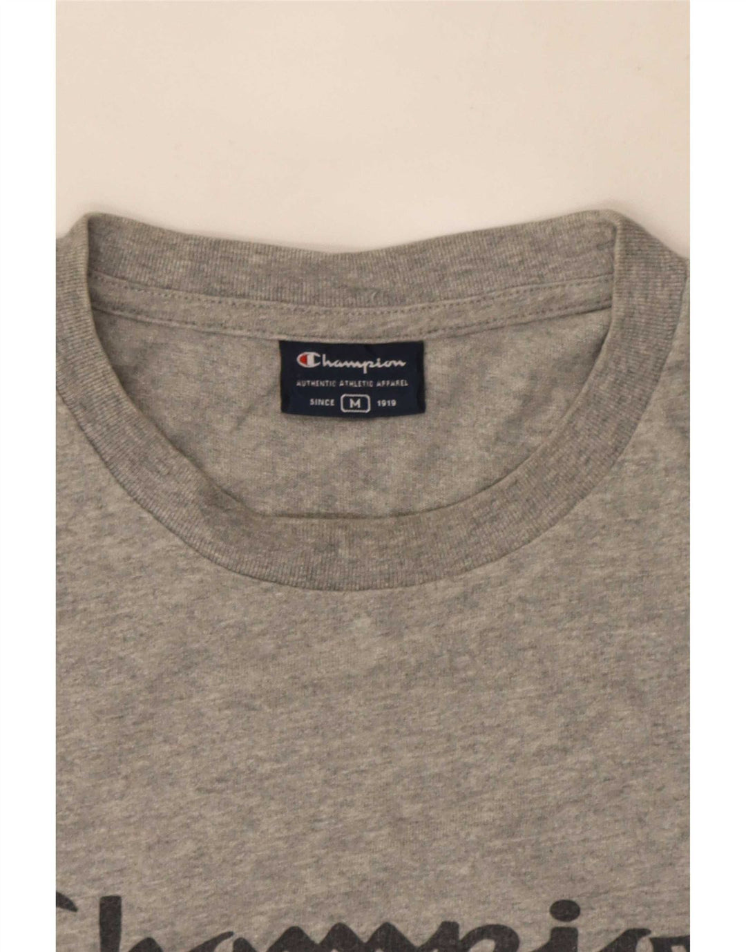 T-shirt grafica da uomo Champion Top grigio medio