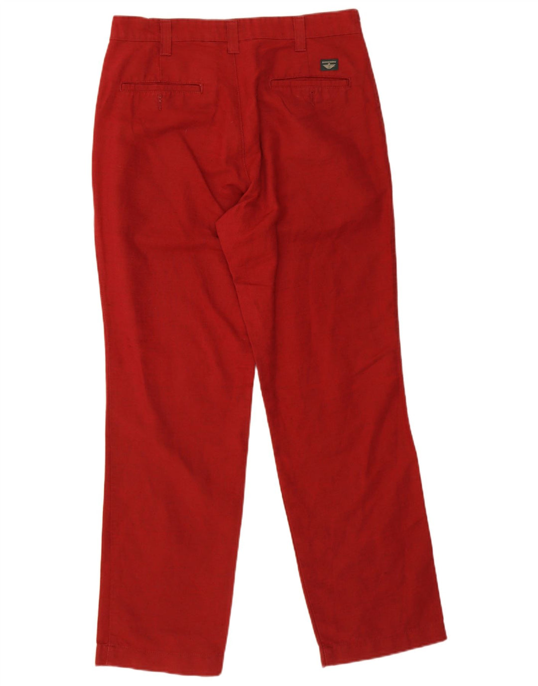 Pantaloni chino dritti kaki da uomo Dockers W33 L32 rossi