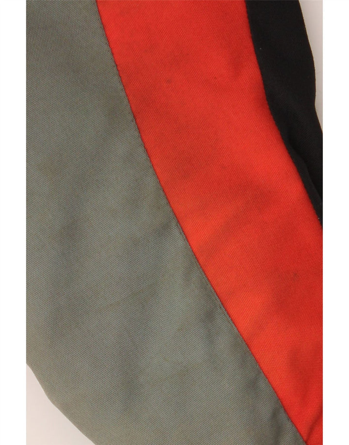Giacca da pilota vintage da uomo UK 40 grande color block nero