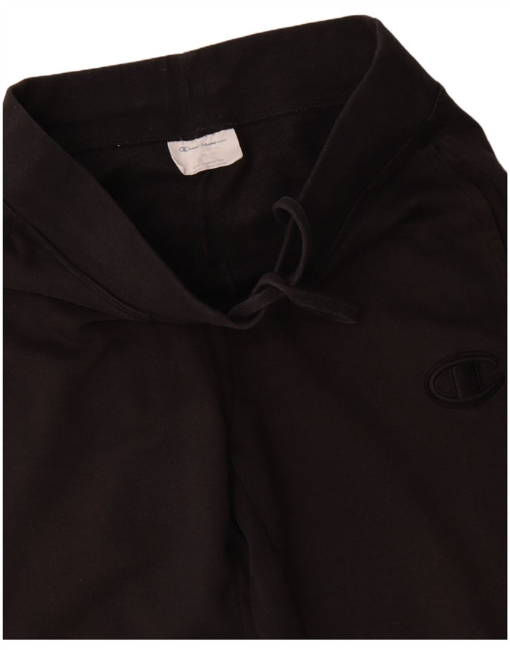 Pantaloni da tuta da donna Champion Joggers medio cotone nero
